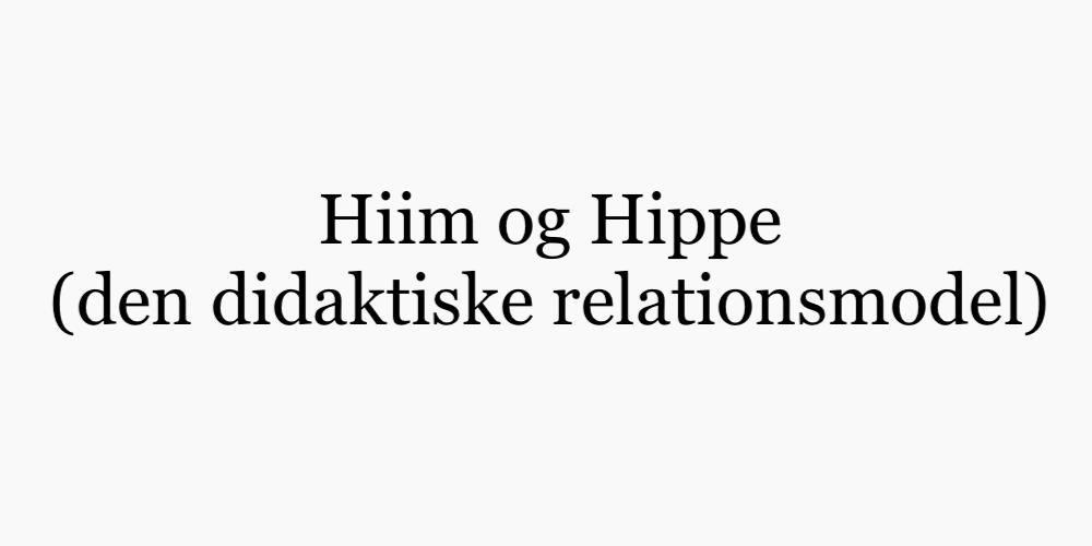 Hiim og Hippe