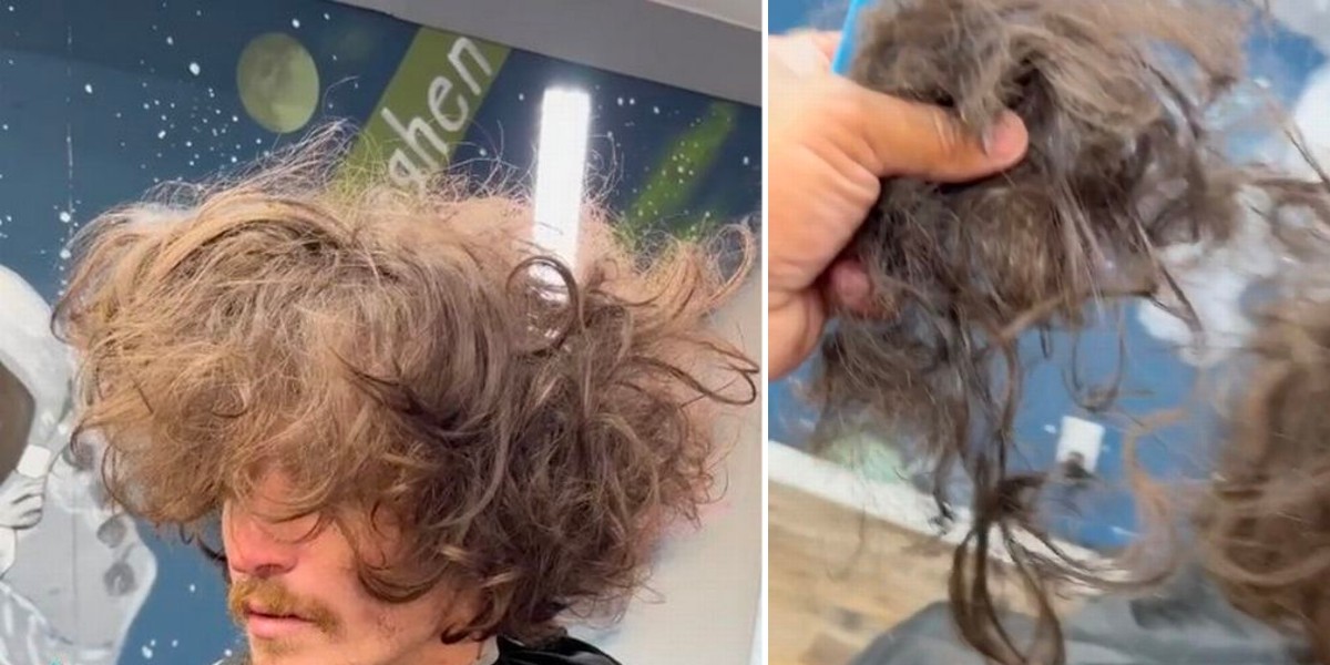 Hjemløs mand tilbydes gratis klipning: Få minutter senere er han ugenkendelig