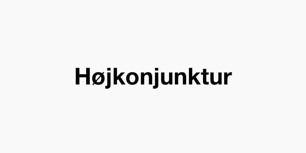 Højkonjunktur