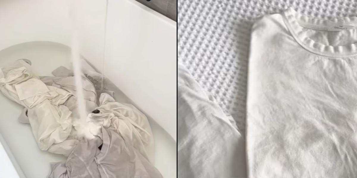 ‘Bedste tip nogensinde’: Sådan gør du dit hvide tøj ‘som nyt’ igen på få minutter