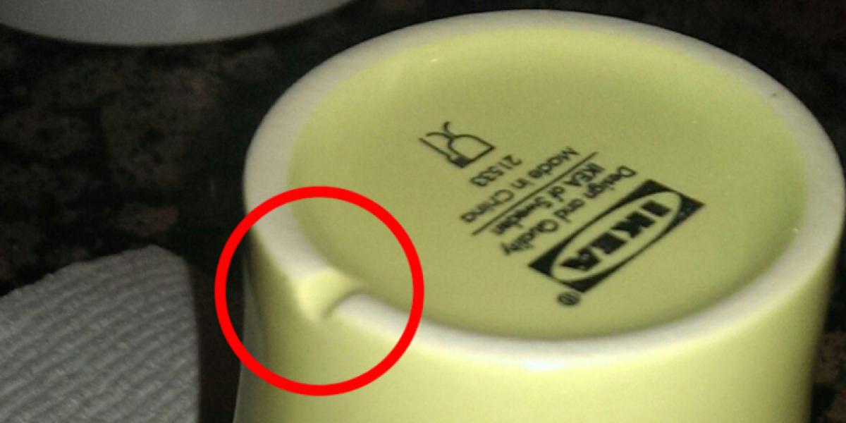 Har du luret, hvorfor IKEA-kopper har dette hak? Nu er hemmeligheden afsløret