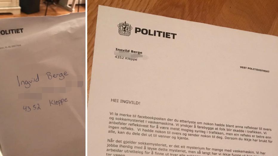 Ingvild fik brev fra politiet og troede det var en bøde: Viste sig at være noget helt andet