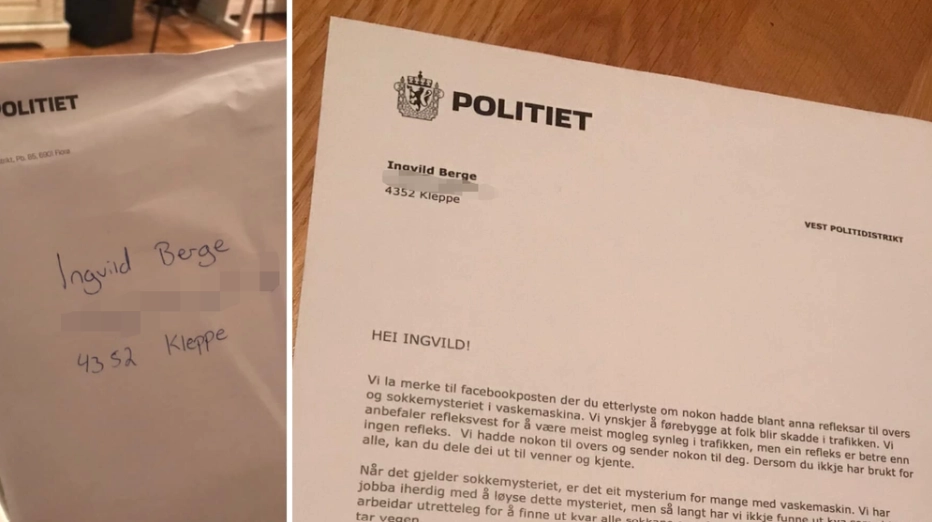 Ingvild fik brev fra politiet og troede det var en bøde: Viste sig at være noget helt andet