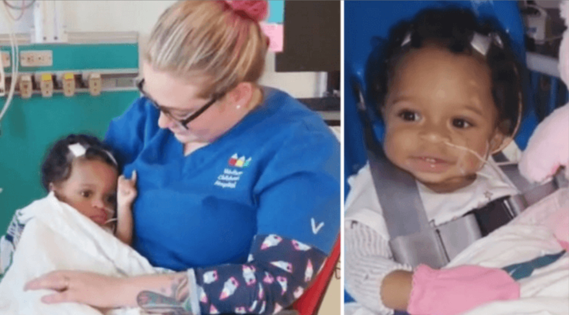 Sygeplejerske adopterede en misbrugt lille pige: Så fik hun en besked der efterlod hende i chok