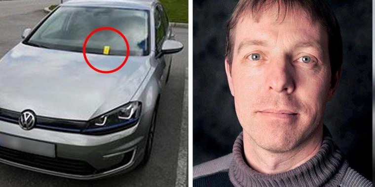 John blev vred, da han så den gule seddel på forruden – men så vendte alt