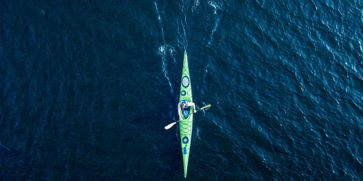 Mand ville ro fra England til Spanien i kajak: Det endte ikke som han havde håbet