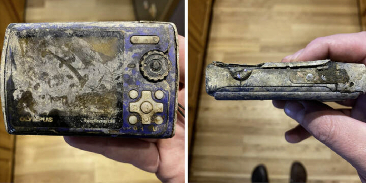 Mand fandt kamera da han var ude at fiske: Da han kigger billederne igennem får han et chok