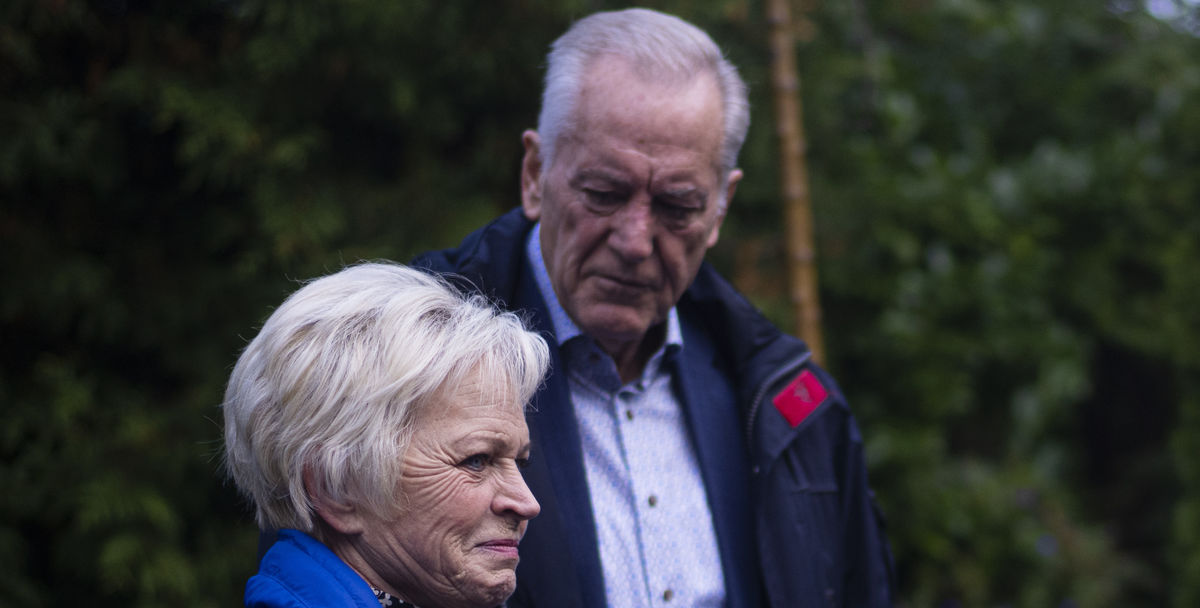 Keld og Hilda i stor sorg