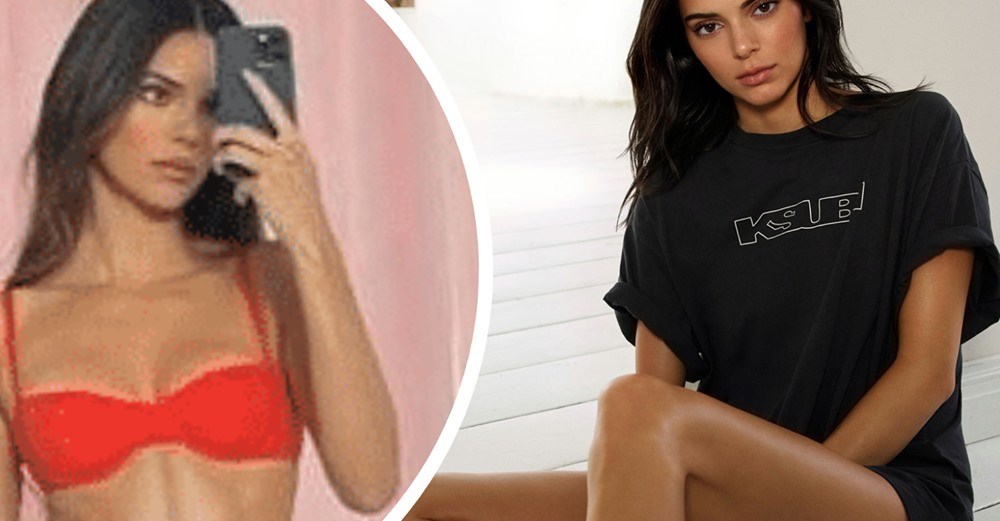 Kendall Jenner overlader intet til fantasien i mikroskopisk g-streng