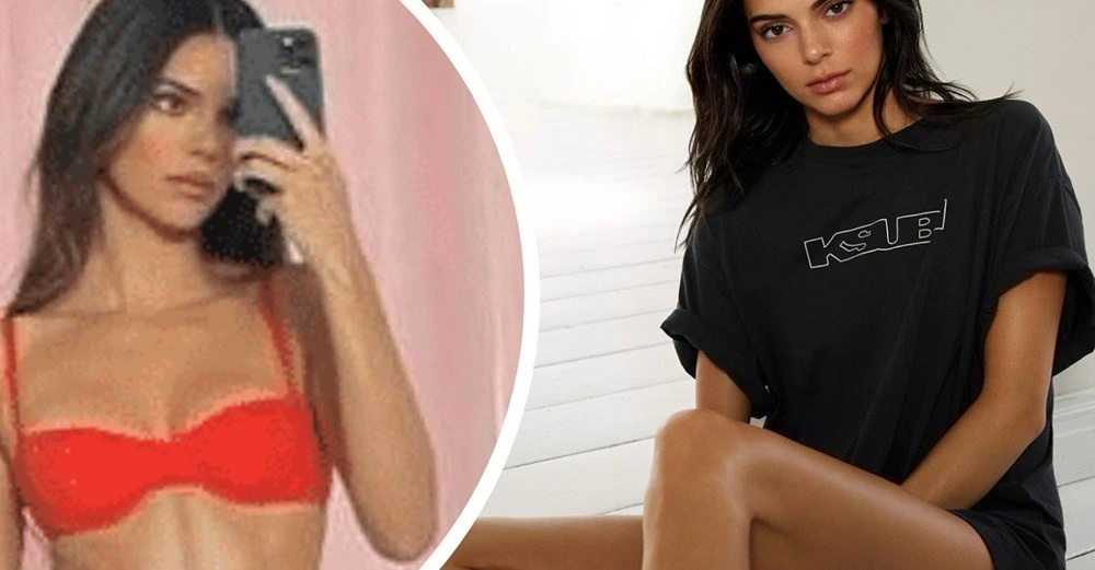 Kendall Jenner overlader intet til fantasien i mikroskopisk g-streng