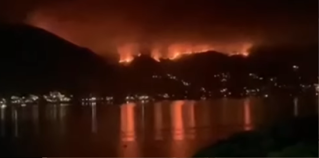Dansk ferieparadis i flammer