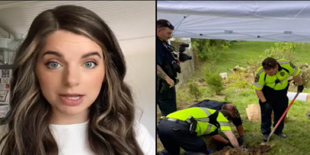 Rebecca og hendes kæreste renoverede deres have: Da de gravede i jorden, gør de chokerende fund
