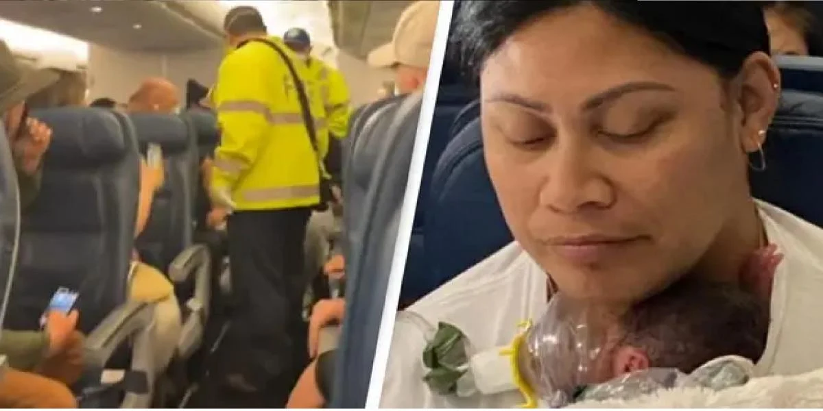Chok-fødsel på passagerfly: Kvinde vidste ikke hun var gravid