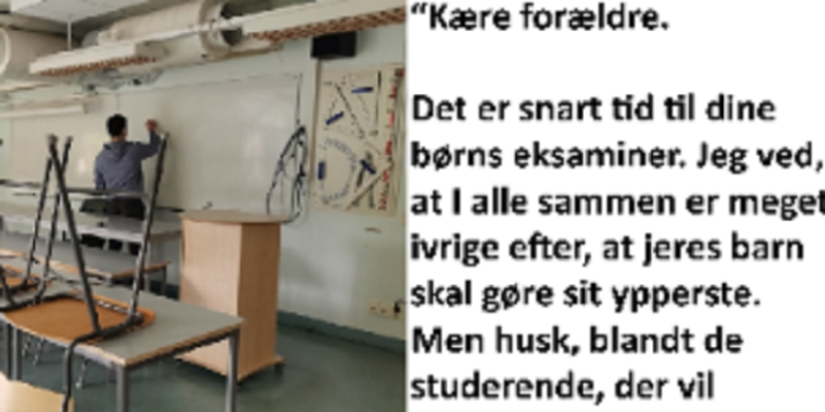 Lærer sendte rørende brev med specifikt budskab til forældre: Nu er det gået hele verden rundt