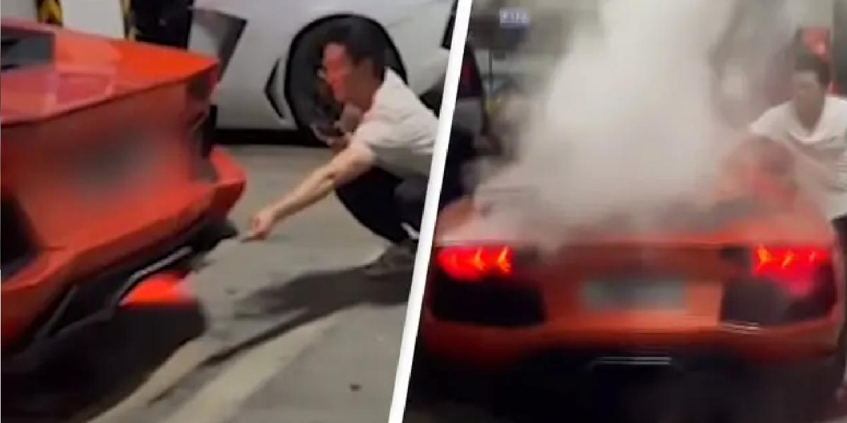 Ren idioti: Luksusbil til 2,5 millioner brugt som grill