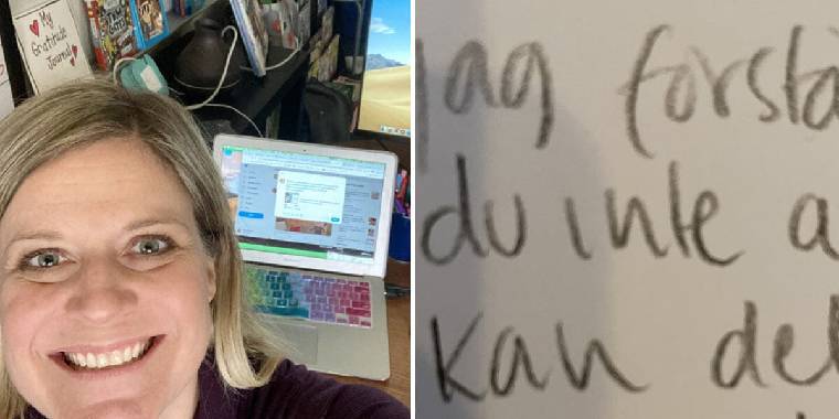 Lærer sender eleverne hjem med håndskrevet brev: Forældre tror ikke deres egne øjne