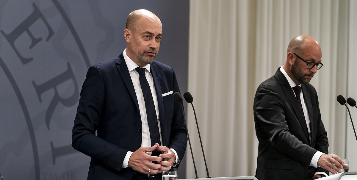 Sundhedsministeriet indkalder til corona-pressemøde