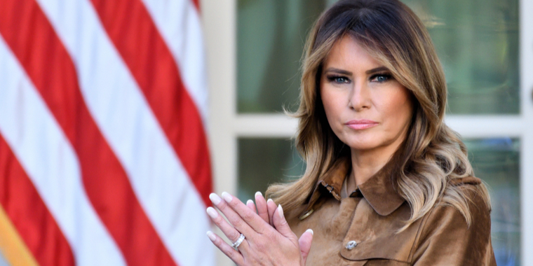 Nu bryder Melania Trump tavsheden