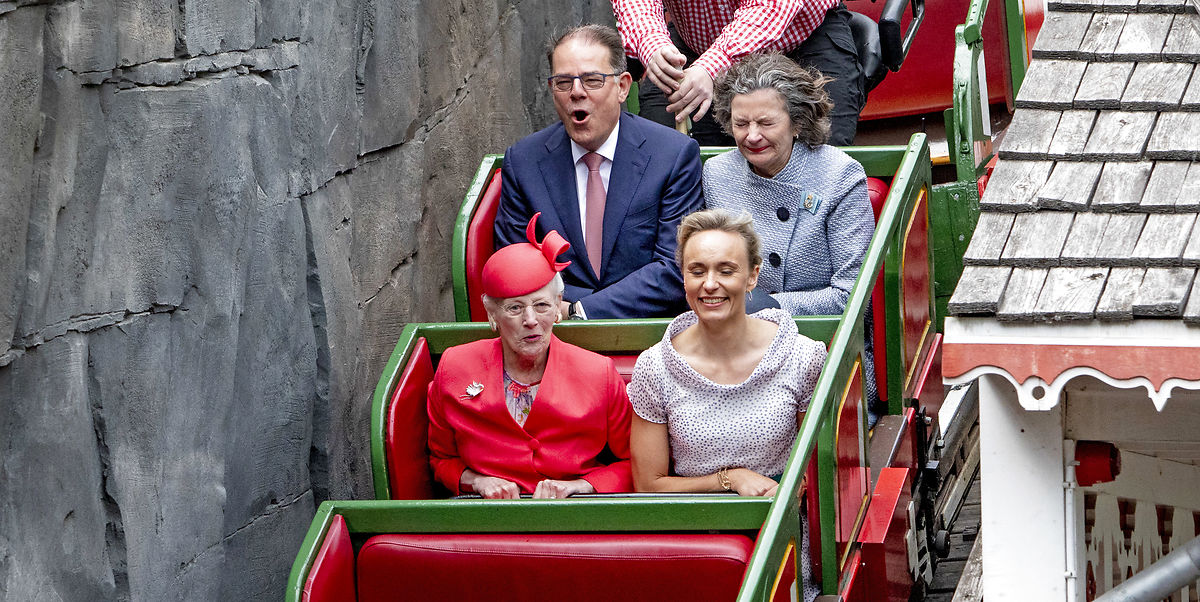 Fuld fart frem: Sådan har du ikke set Dronning Margrethe før