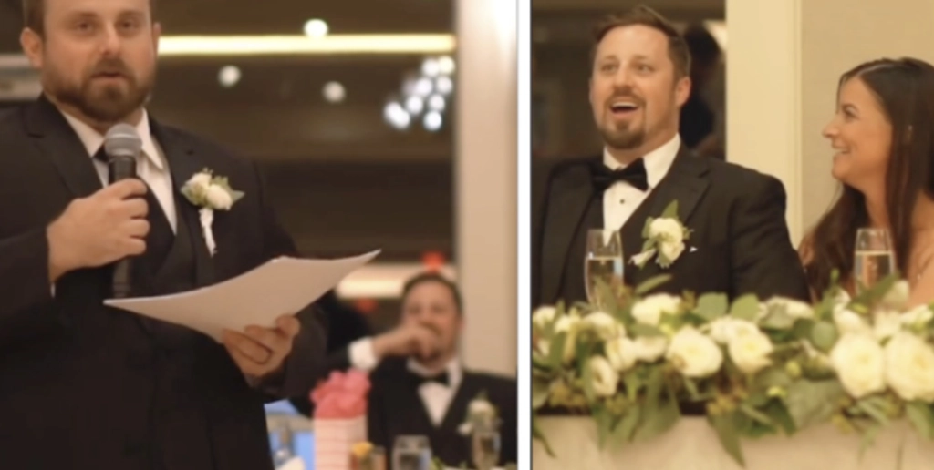 Marks bryllup går som en drøm: Men når hans bror rejser sig og holder tale, bliver alle målløse