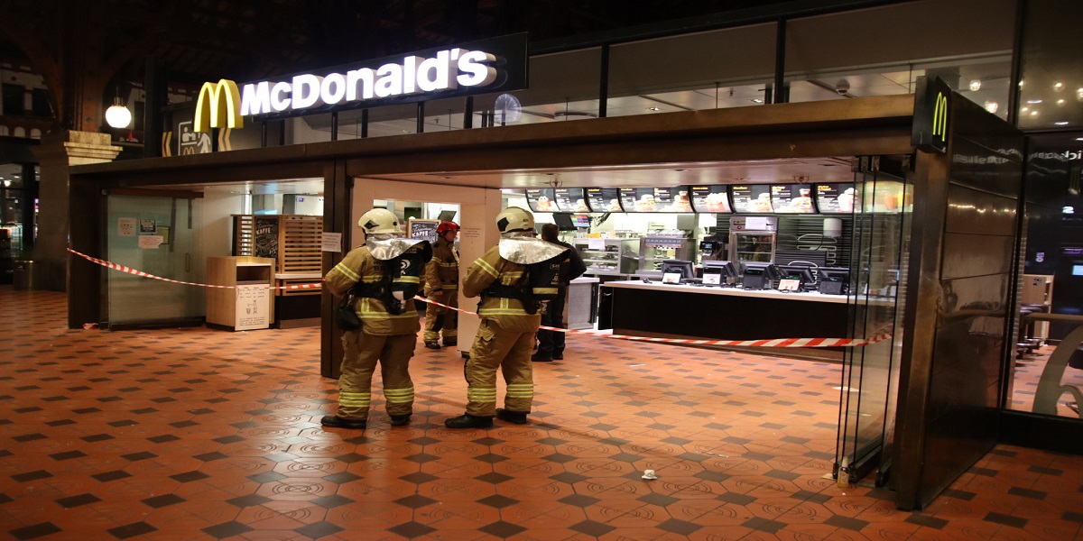 McDonald’s evakueret