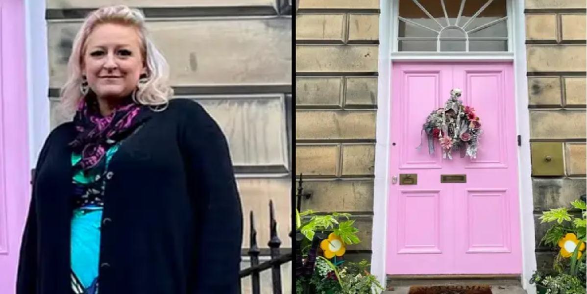 Kvinde malede sin dør pink: Nu har hun fået en bøde på 170.000 kroner