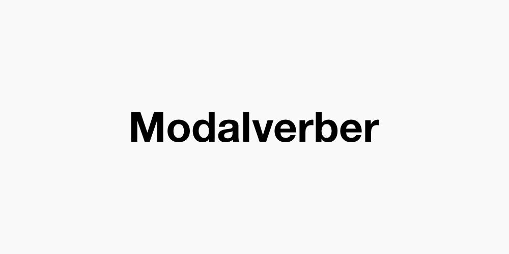 Modalverber
