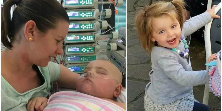 Frankie var en livlig 2-årig pige indtil en dag hvor hendes svømmelærer spottede noget på hendes ryg