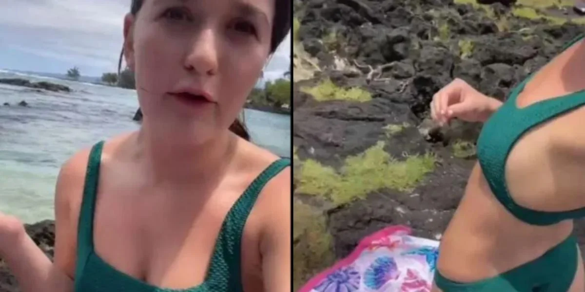 ‘Rasende mor’ beder kvinde om at forlade strand på grund af ‘upassende’ bikini