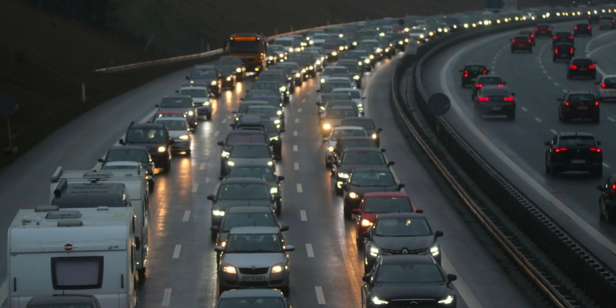 Kæmpe kaos på motorvejen