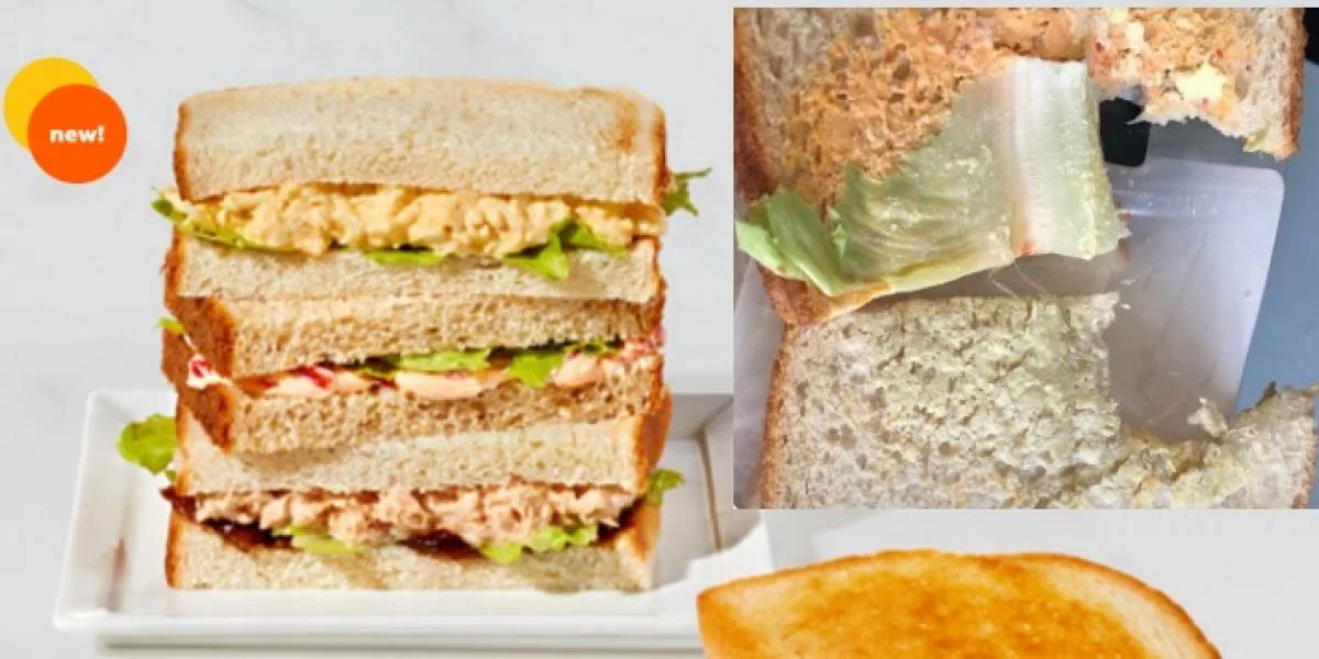 Nick betalte 45 kroner for lækker sandwich på fly: Blev chokeret, da han tog en bid