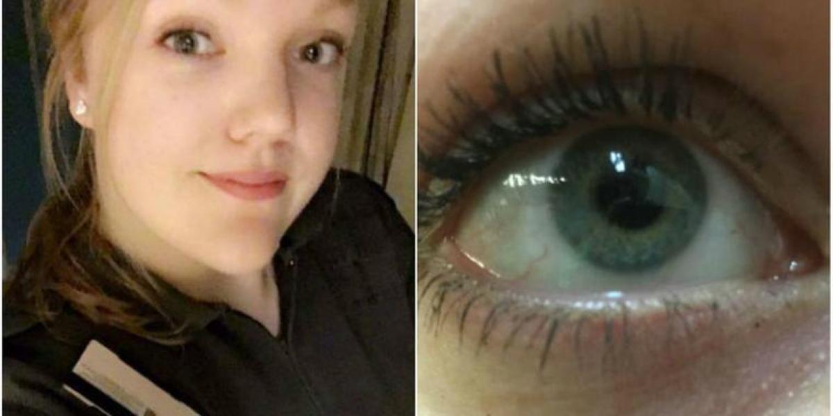 Nicolee tog en selfie i elevatoren: Opdager uhyggelig detalje bagefter