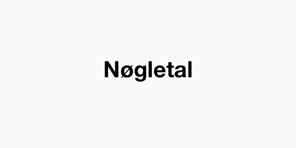 Nøgletal