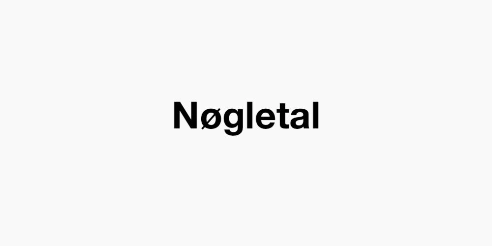Nøgletal