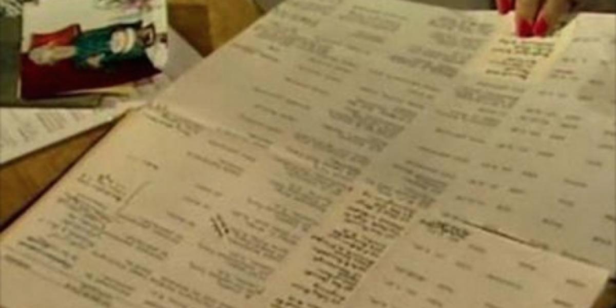 Kvinde finder ud af, hvilken type mand, hun er gift med, da hun åbner en 50 år gammel notesbog