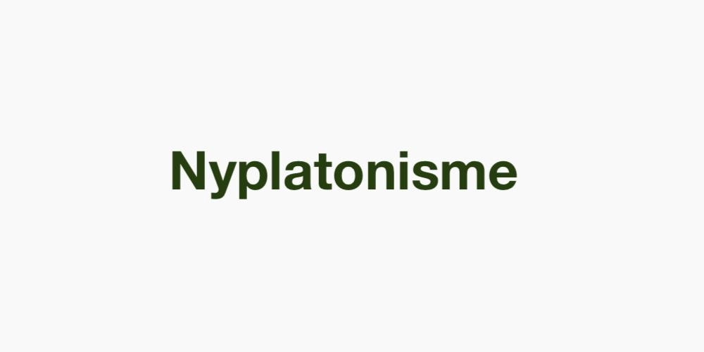Nyplatonisme