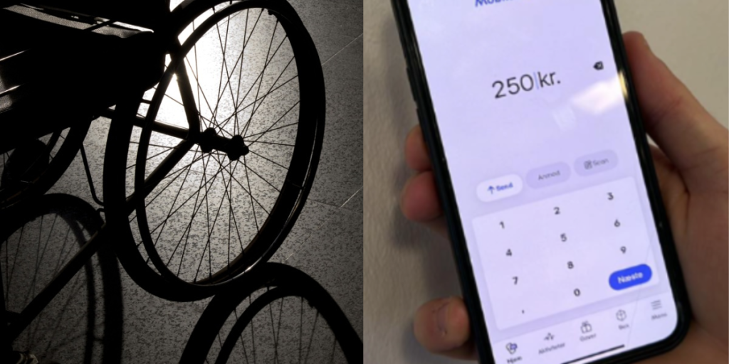 Ung mand i kørestol overfaldet: Truet til at overføre penge via. MobilePay