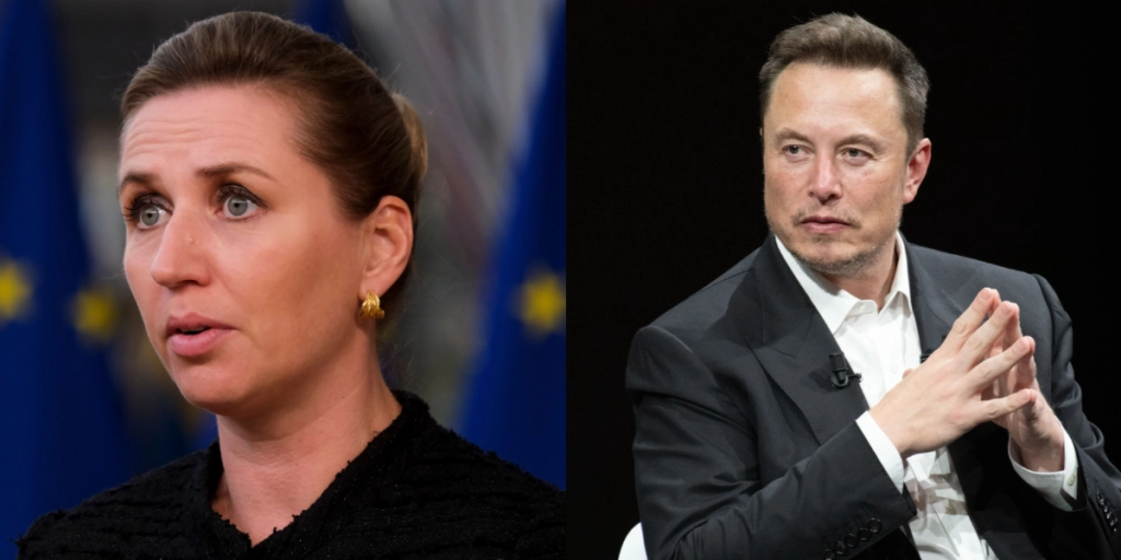 Elon Musk i hårdt modangreb: Deler video af Mette Frederiksen