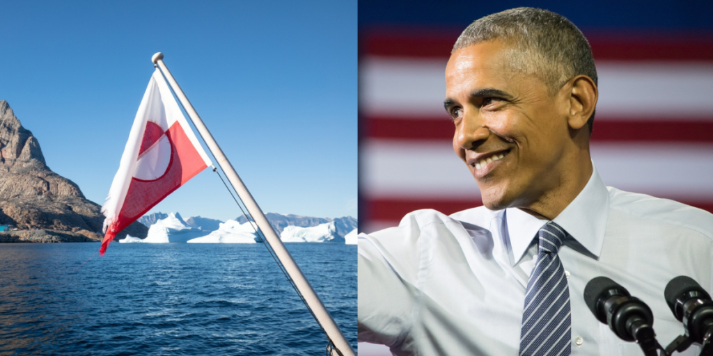 Tager nye højder: Nu spøger Barack Obama også om Grønland