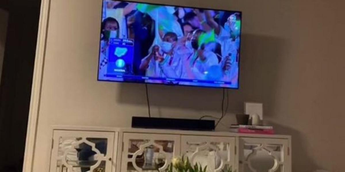 Megan modtog dette OL-billede fra sin flirt: Så blev han busted