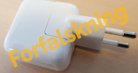 Tilbagekalder ‘Apple’-oplader: kan gå i brand