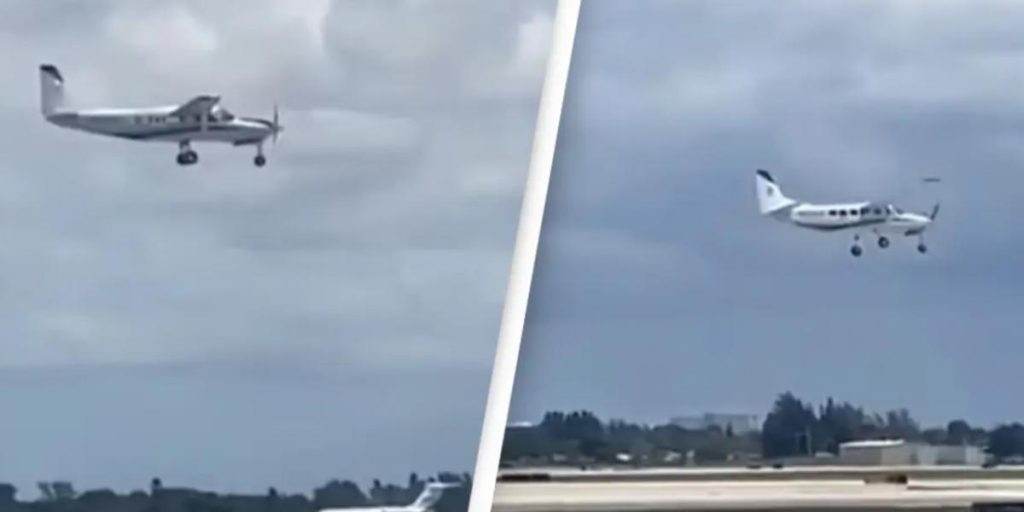 Passager måtte tage roret, da piloten blev dårlig: Landingen endte ikke som forventet