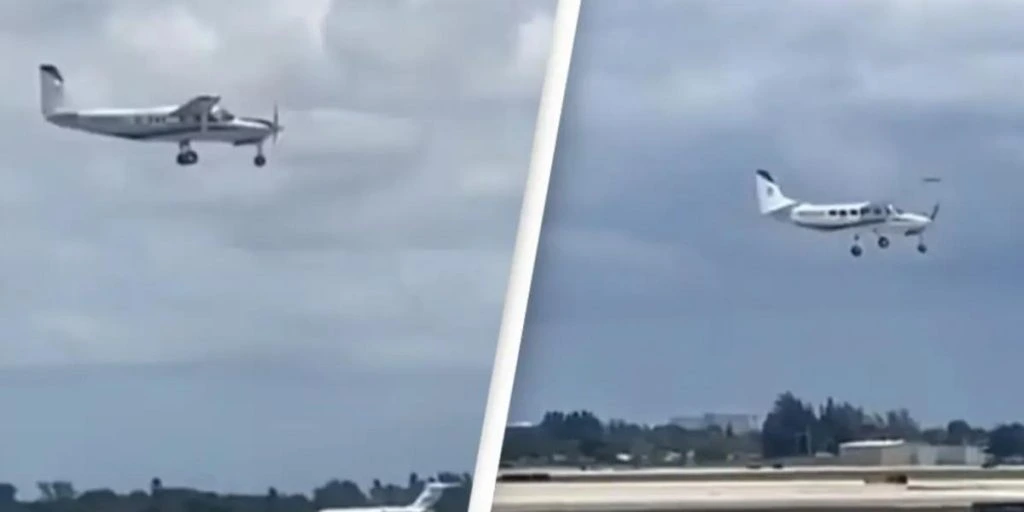 Passager måtte tage roret, da piloten blev dårlig: Landingen endte ikke som forventet