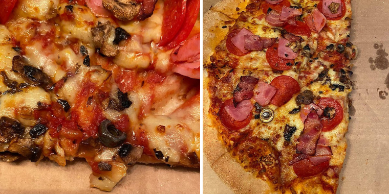 Var ikke på menukortet: Kvinde gør bizart fund i pizza