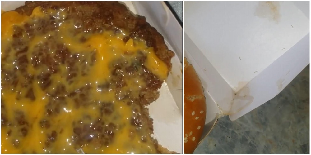 Yasmine er på McDonald’s med kæresten: Da hun tager en bid af sin burger, ser hun dette ud af øjenkrogen