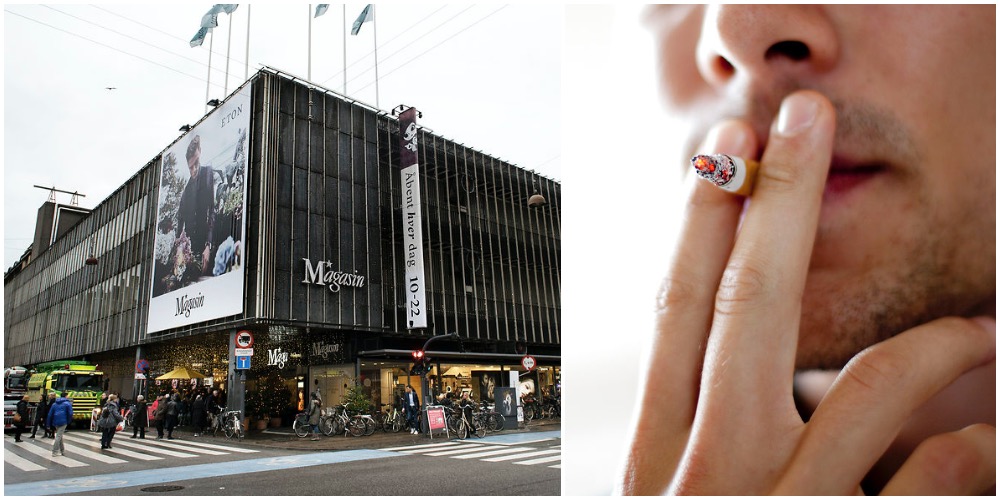 Slut med tobak: Magasin dropper salget af smøger