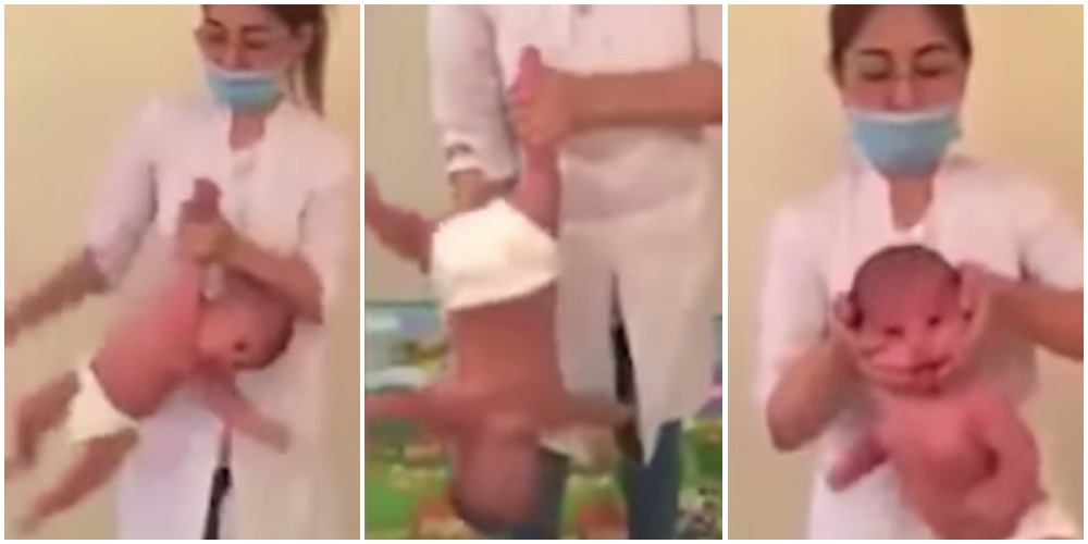 Kvinde chokerer på nettet med skræmmende baby-massage: ‘Jeg hjælper børnene’