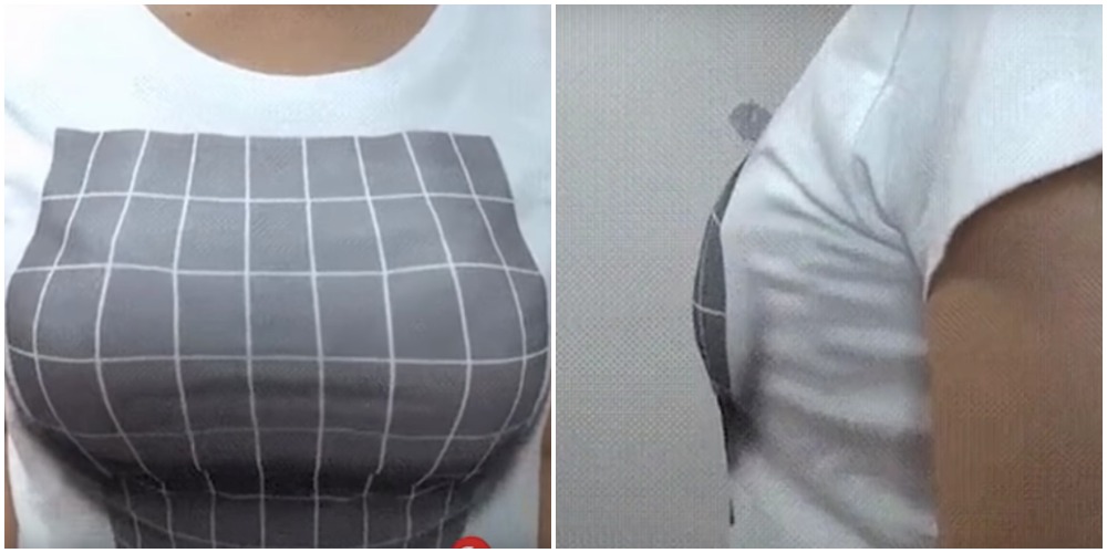 Smart t-shirt hitter: 3D-trøje giver dig større bryster