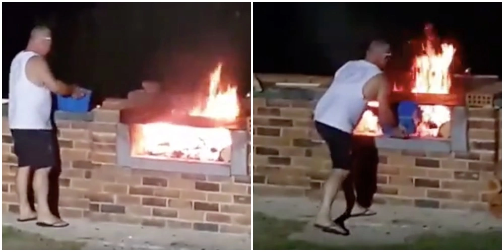Mand vil fyre godt op under flammerne i grillen: Så går det grueligt galt