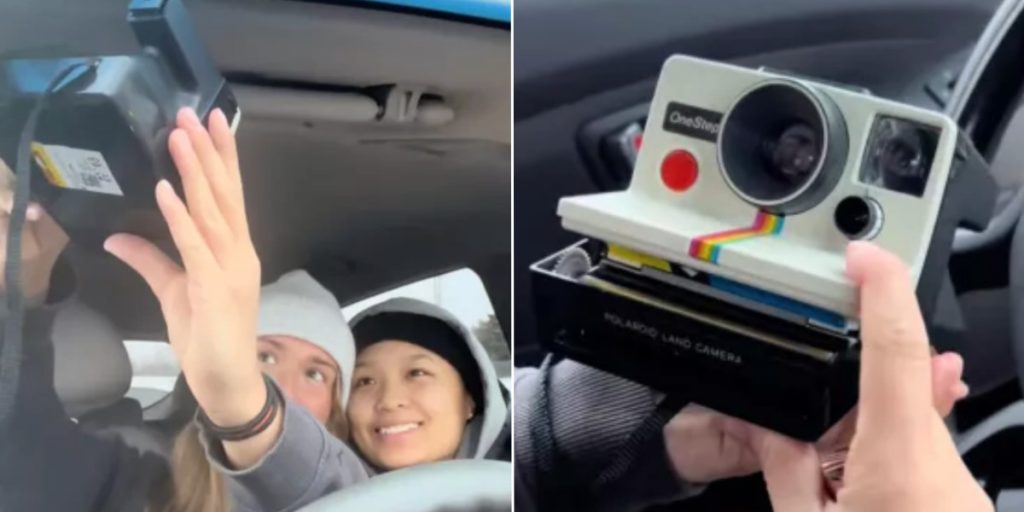 Kvinde finder Polaroid-kamera fra 1970’erne til 35 kroner – er slet ikke uforberedt på, hvad der sker